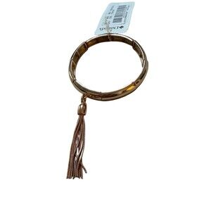 Gold Tone Tassel Stretch Bracelet New Dillard’s